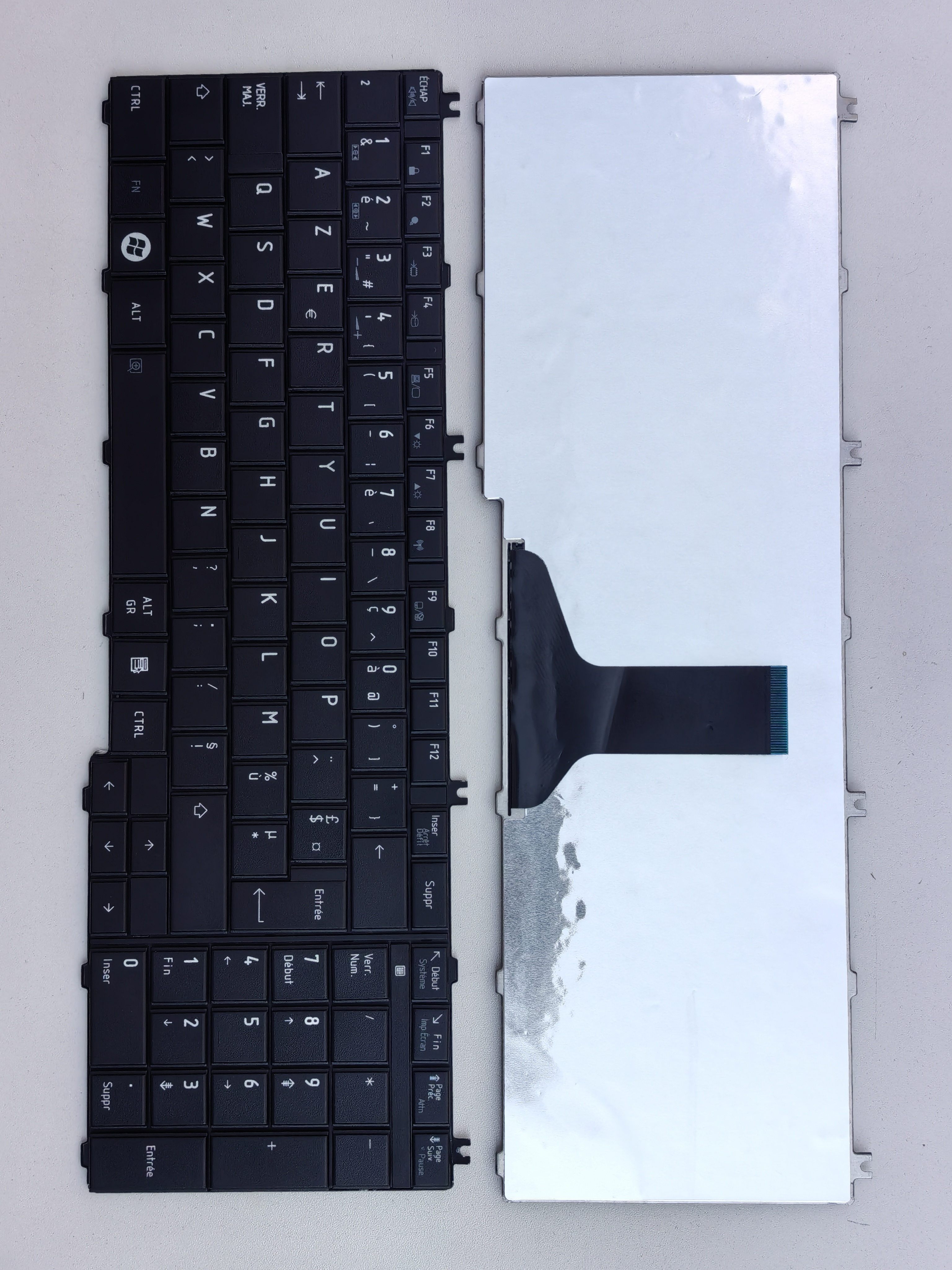 Picture of New Replacement Laptop Keyboard For TOSHIBA C650 BLACK (OEM) FR Layout
